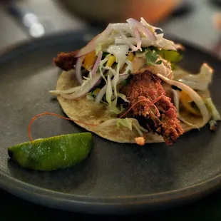 Prawn taco
