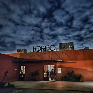 LORETO entrance in the evening