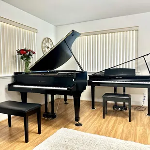 Inside my studio - taken 2024 Piano Lessons