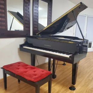 One of the 2 grand pianos in my home studio