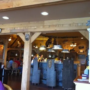 the dining area