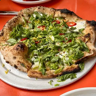 Sugar Snap Pea Pizza