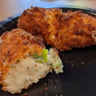 Crab rangoon mozarella sticks