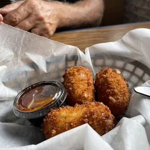 Crab Rangoon mozzarella sticks