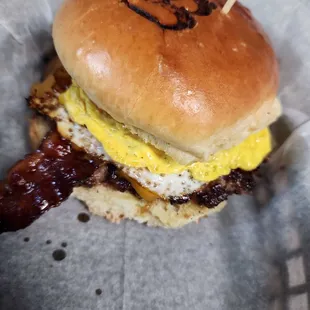 Engine 18 burger it is amazing.