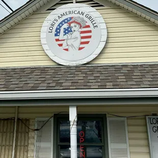 Front of the restaurant.