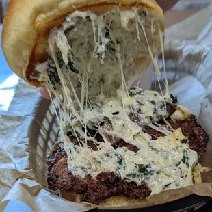 Magic mushroom burger