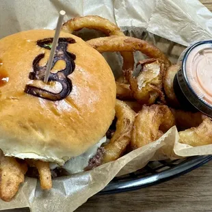 Dennis Johnson 6562 burger &amp; onion rings