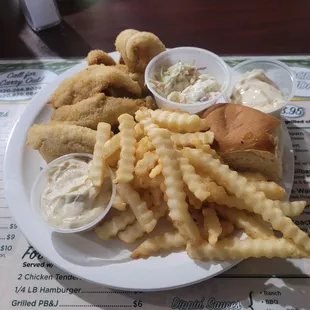 Perch and french fries