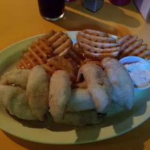 food, waffles