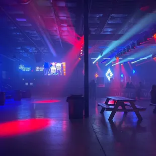The main stage