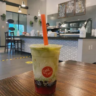 Strawberry Matcha Latte