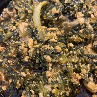 Spinach stew