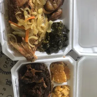 Red snapper &amp; oxtail . Just order it !