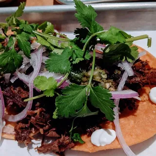 *Brisket Tostadas*