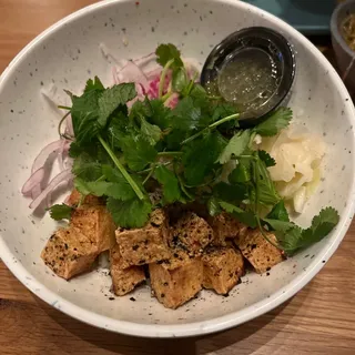 *Crispy Szechuan Tofu Bowl*