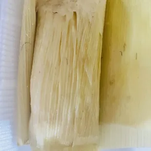 Tamal de Elote con Crema (corn tamale)!!