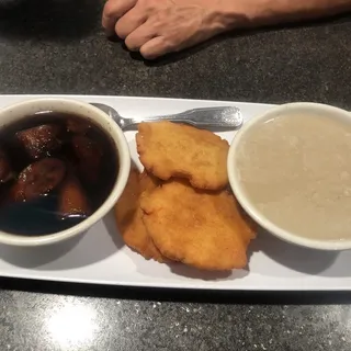 Chilate con Nuegados y Pltanos