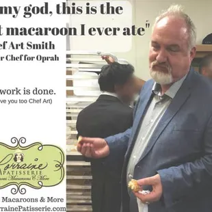 We promise you'll love our MACaroons.