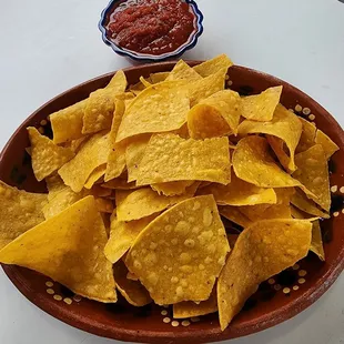 Chips salsa