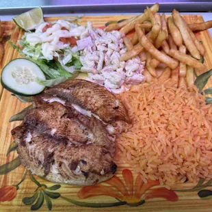 Filete a la plancha 
Grilles tilapia