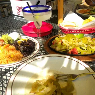 Veggie fajitas are super flavorful!!!