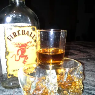 Chilled fireball . All day every day