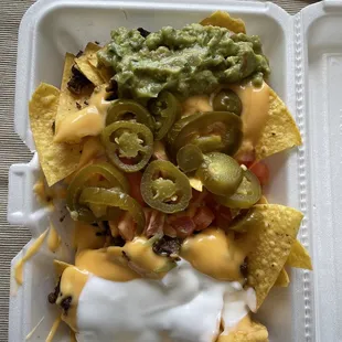 Nachos Supreme W/ Meat