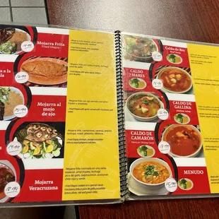 ramen and noodles, menu