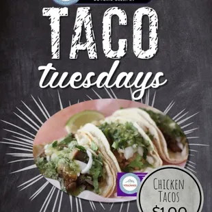 1 dollars chicken tacos