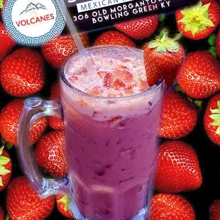 Strawberry agua fresca