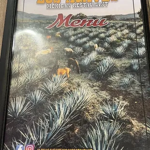 the menu