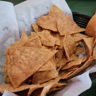 a basket of tortillas
