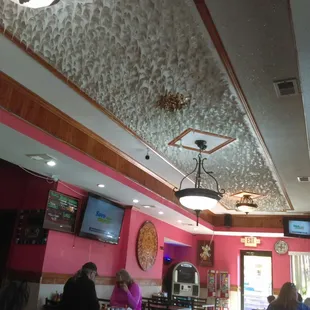 Never seen a ceiling like this.