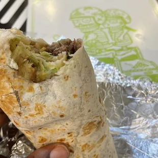 Lunch Burrito steak