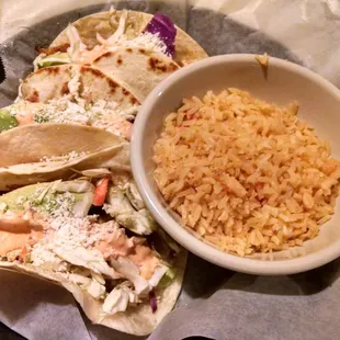 Chipotle Fish Tacos = very good