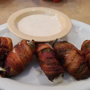 Stuffed Jalapenos are excellent