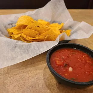 Chips and Salsa was good