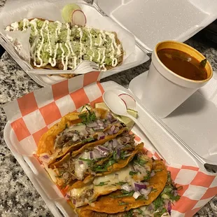 Huarache, Birria Tacos