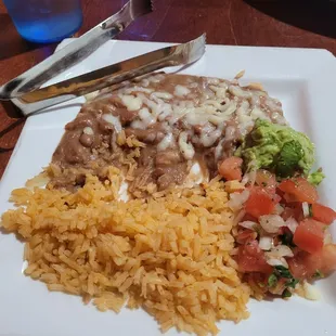 Rice and bean side