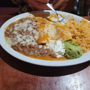 Chicken enchiladas
