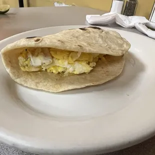Breakfast Taco (egg only)
