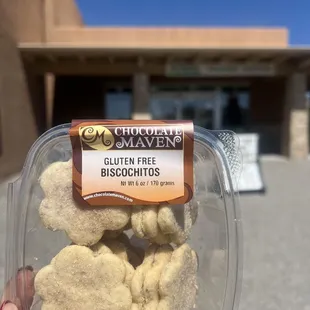 Los Biscochitos at Los Álamos cooperative market. ¡Deliciosos!