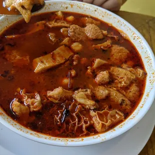 Menudo. The best in KC