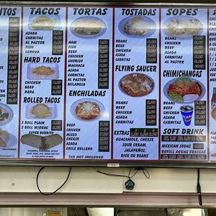 ramen and noodles, menu