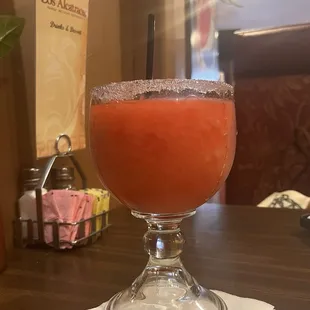 Frozen Strawberry Margarita!!