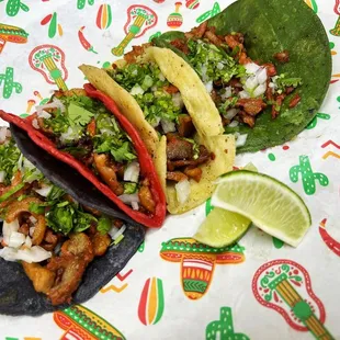 Santas tacos and Santas quesabirria