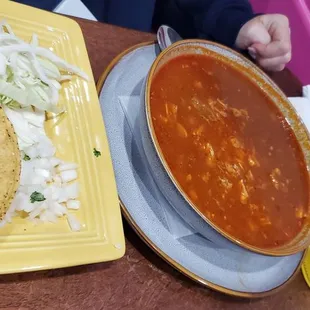 Pozole! One of the best I ever had!