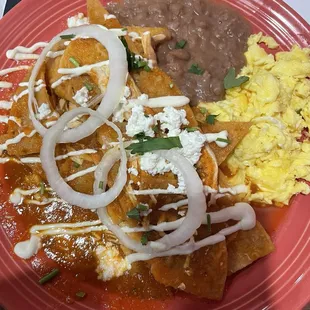 Chilaquiles made me wants to kiss the chef and pay his kids college tuition  so fucking good