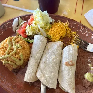 Soft taco plate!!